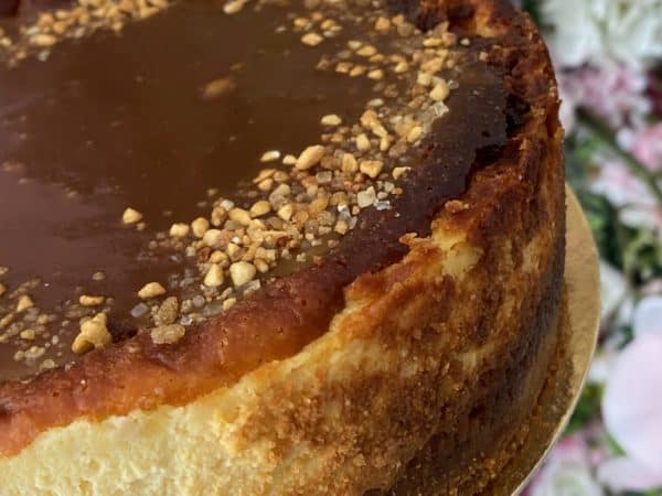 Karamelový cheesecake bezlepkový bezlaktózový