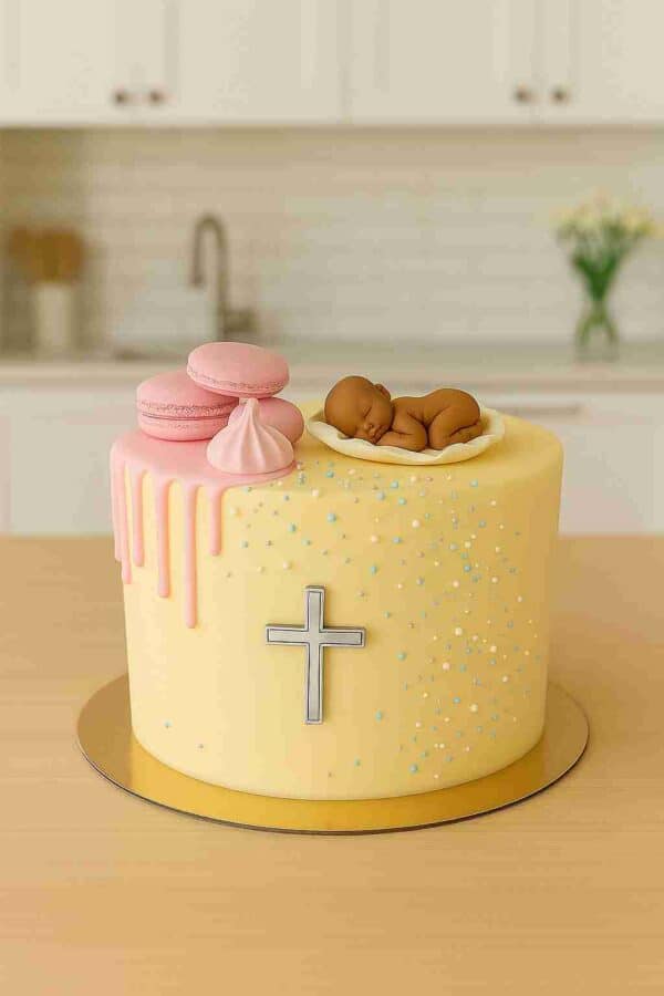 Torta na krst lupienok pre dievča. eshop Torty Nitra