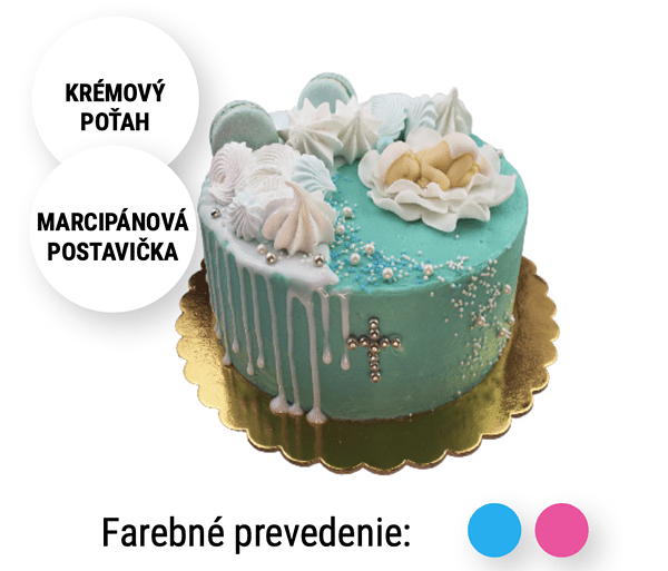 Torta na krst lupienok. Torty Nitra