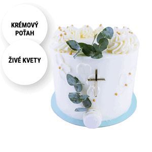 Torta na krst s krížikom. Torty Nitra