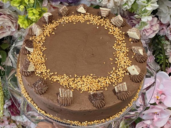 Arašidová torta horalková. Cukráreň Nitra.