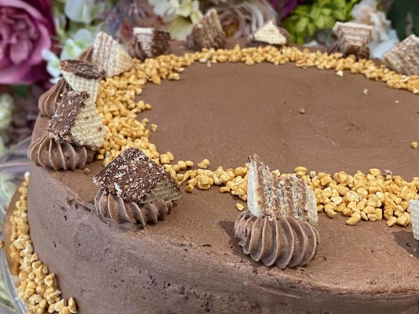 Arašidová torta horalková. Cukráreň Nitra.