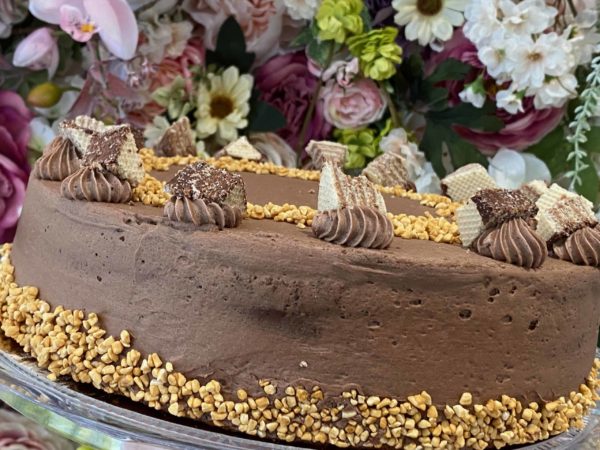 Arašidová torta horalková. Cukráreň Nitra.