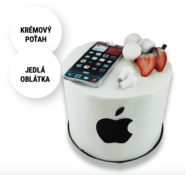 Torta Apple na objednávku. Cukráreň Nitra