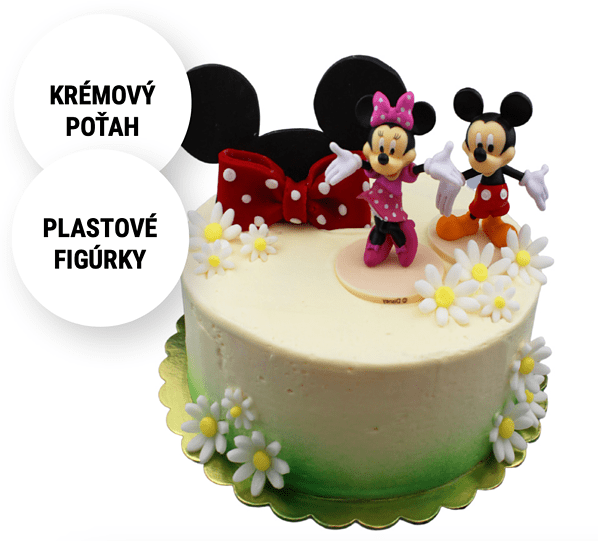 Torta Mickey a Minnie. Torty cukráreň Nitra