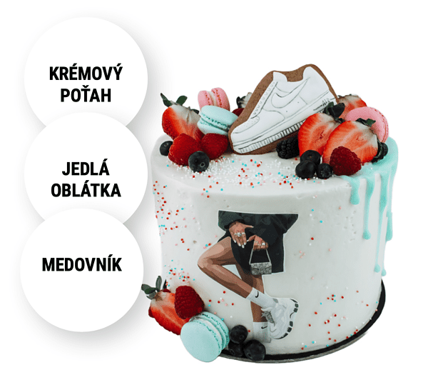 Torta Trendsetterka. Torty Nitra na objednávku