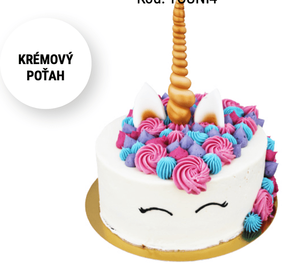 Torta Unicorn. Torty Nitra