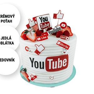 Torta Youtube. Torty Nitra