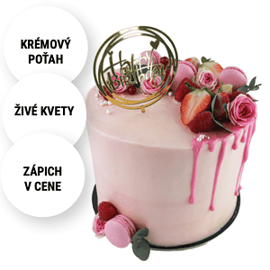 Torta pre ženu Bianca - Ružová cukráreň Nitra