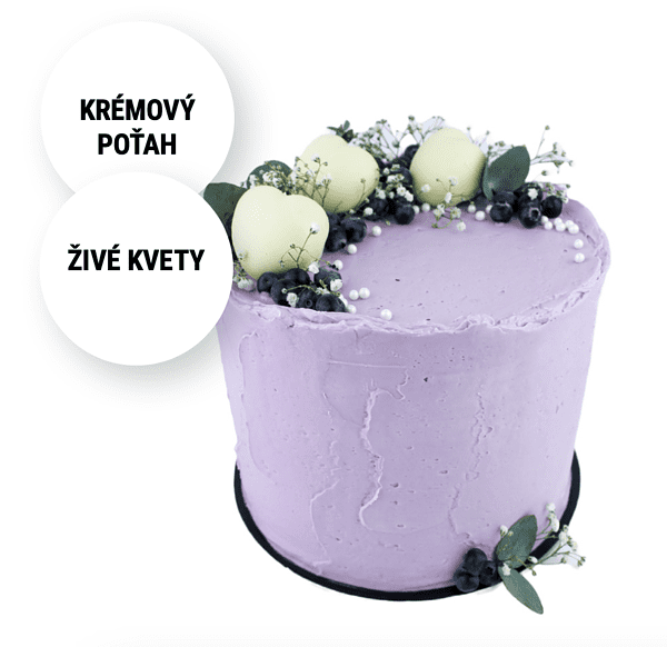 Torta pre ženu Violeta. Eshop Torty Nitra