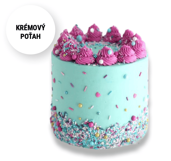 Detská torta Candy na objednávku z Ružovej cukrárne Nitra