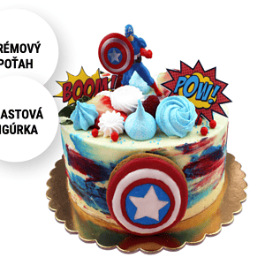 Detská torta Captain America Torty Nitra