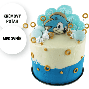 Detská torta Ježko Sonic Torty Nitra