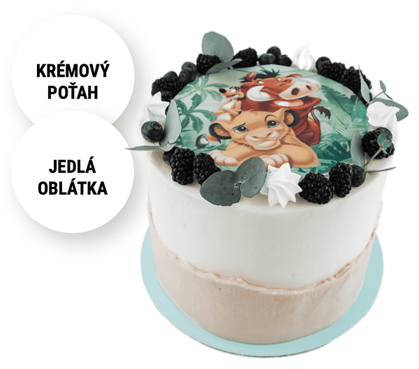 Detská torta Leví Kráľ Simba na objednávku Nitra