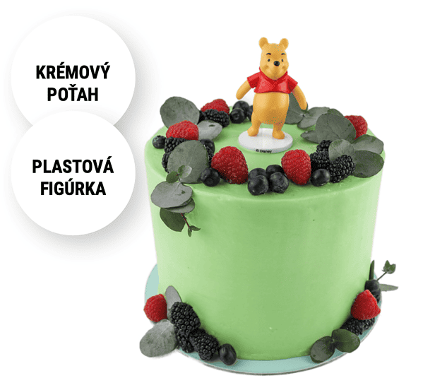 Detská torta Macko PÚ v lese Torty Nitra