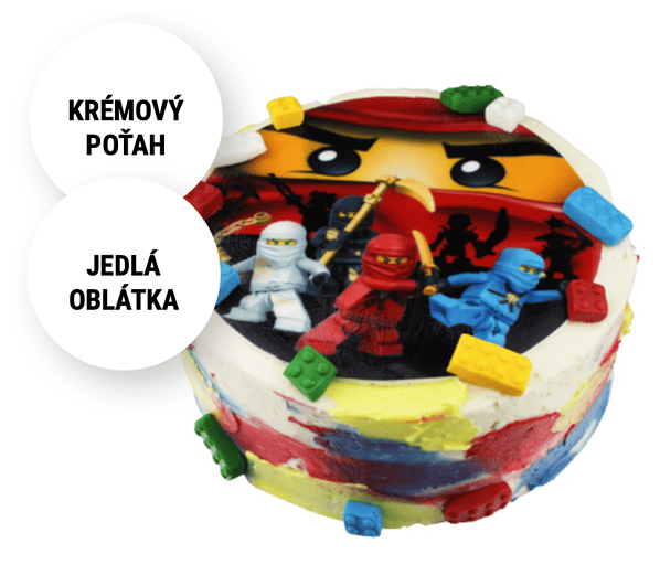 Detská torta Ninjago LEGO Torty Nitra