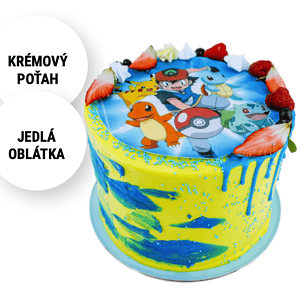 Detská torta Pokémon pokeball Cukráreň Nitra