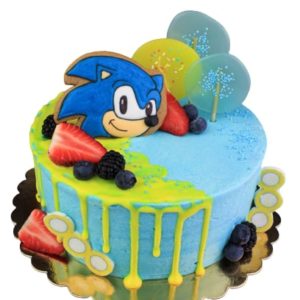 Ježko Sonic detské torty aj bez lepku a laktózy