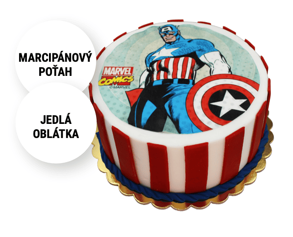 Torta Captain America Torty Nitra