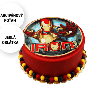 Torta Iron Man z Ružovej cukrárne Nitra