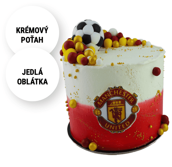 Torta Manchester United torta nielen pre mužov.