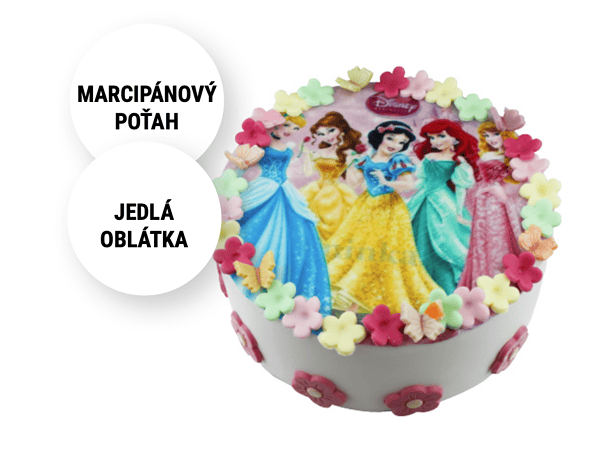Detská torta Disney Princess pečieme torty na objednávku Nitra eshop