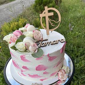 Torta na cirkevné sviatosti č.13 eshop torty Nitra Ružová cukráreň