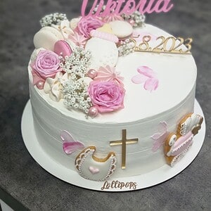 Torta na cirkevné sviatosti č.2 eshop torty Nitra Ružová cukráreň