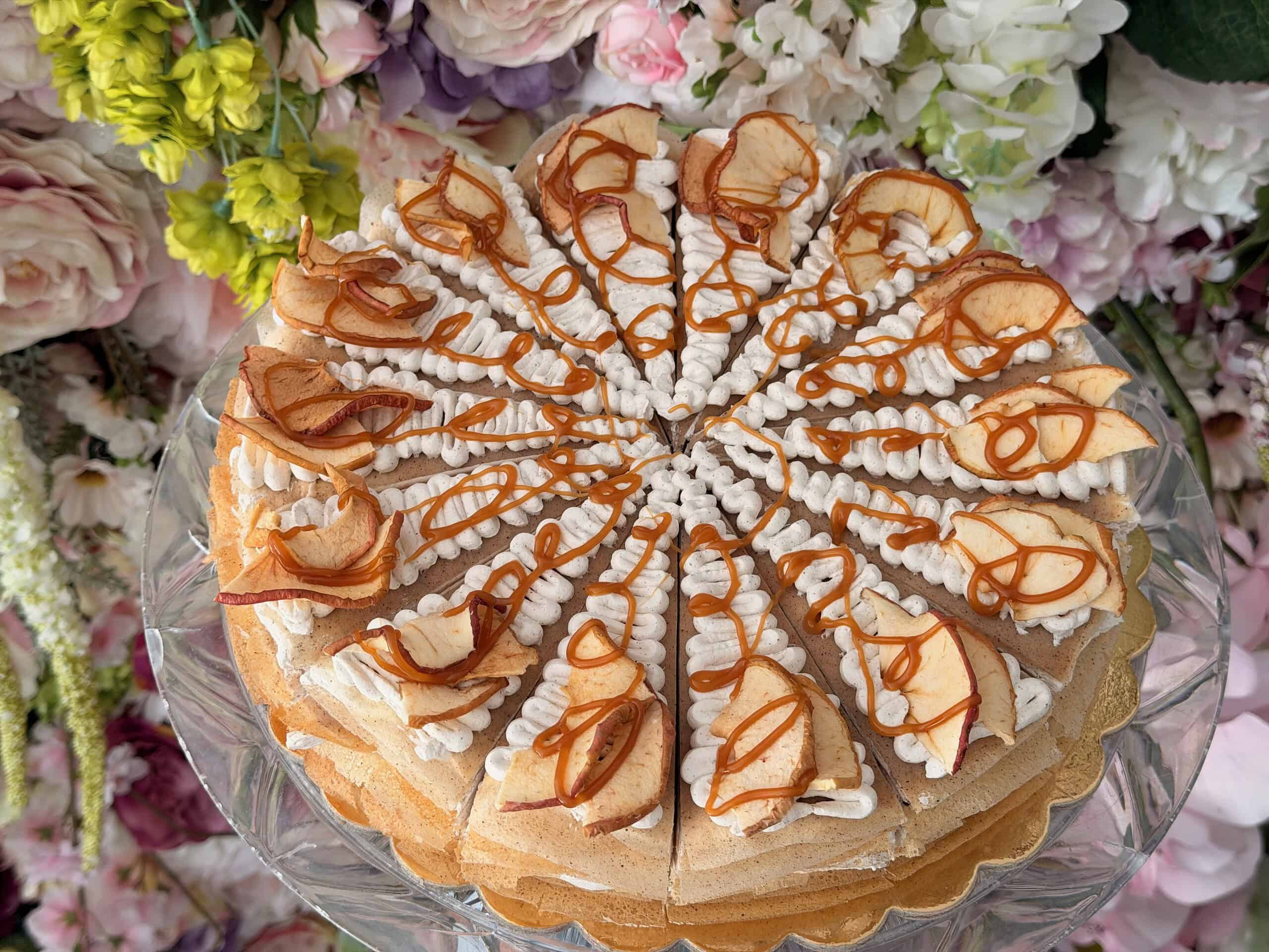 Crepe torta jablko škorica palacinková eshop torty Nitra