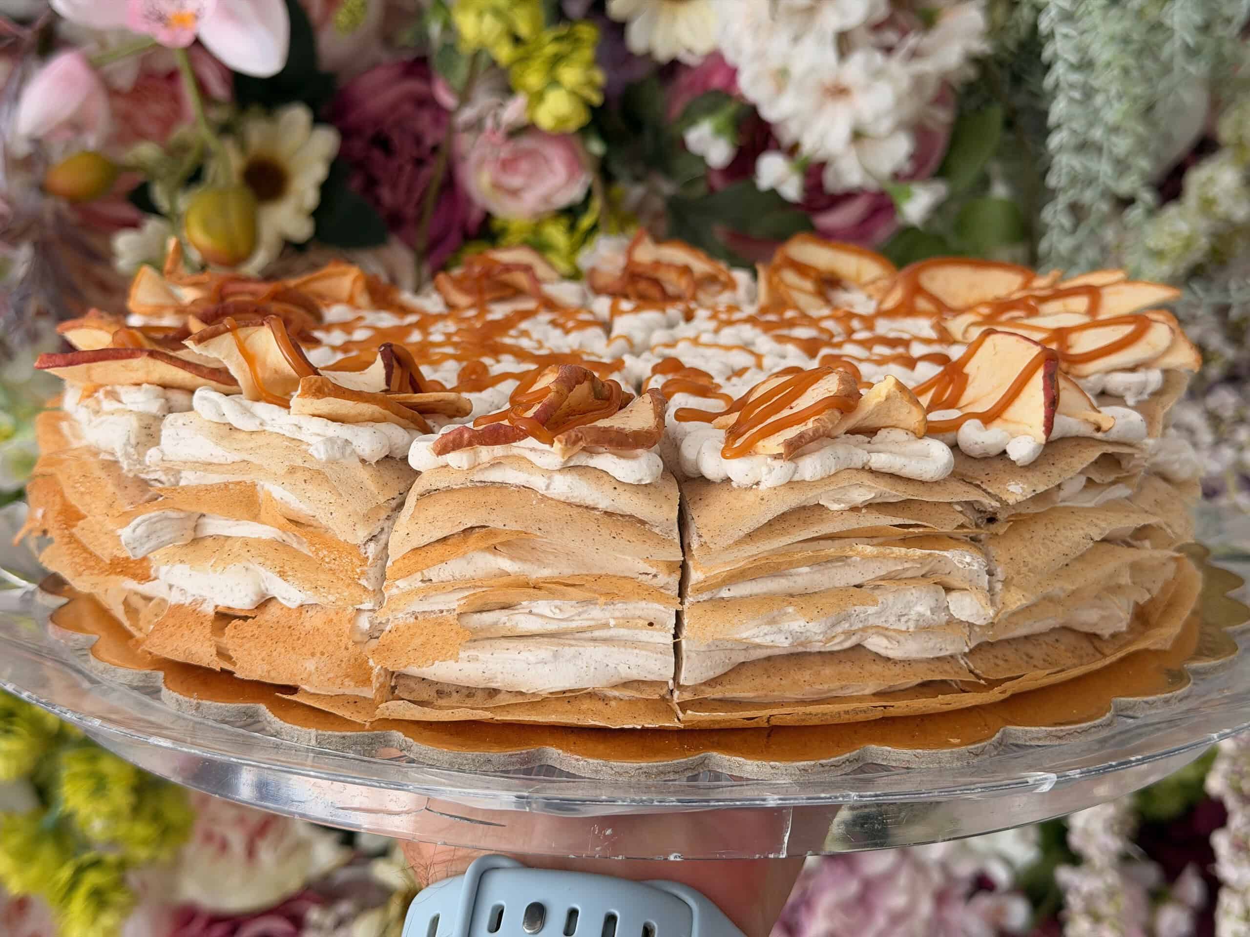 Crepe torta jablko škorica palacinková eshop torty Nitra