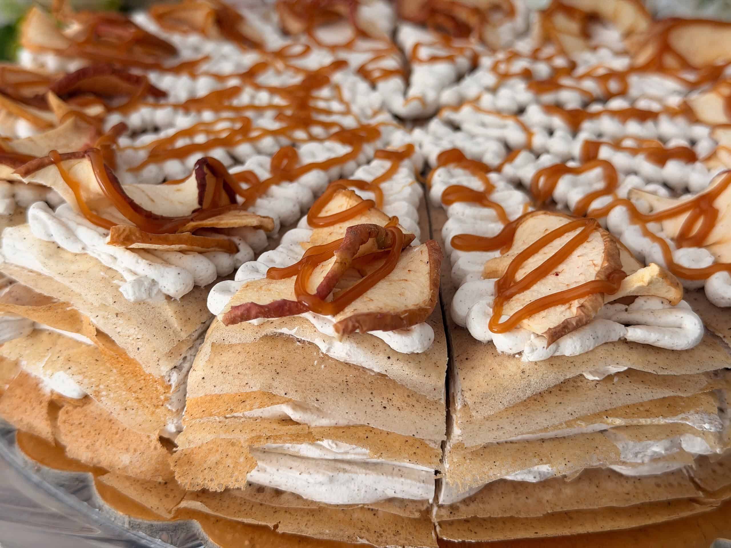 Crepe torta jablko škorica palacinková eshop torty Nitra