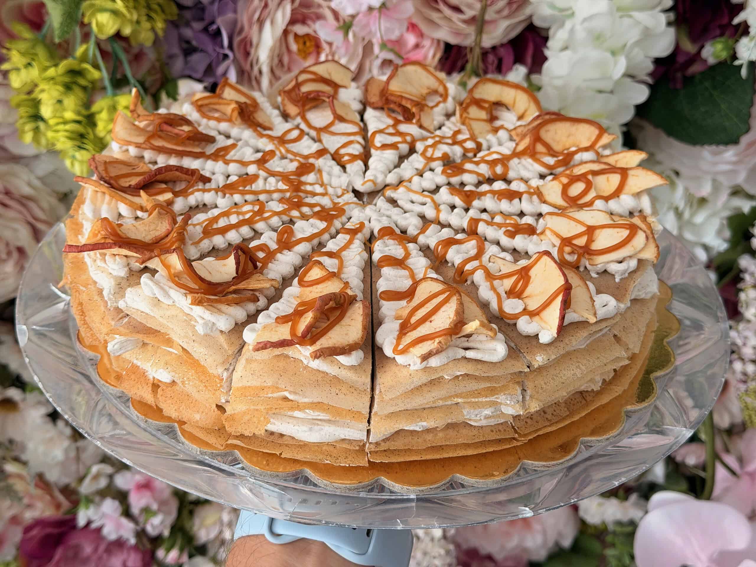 Crepe torta jablko škorica palacinková eshop torty Nitra